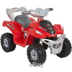 Kids Ride On ATV 6V Toy Quad Battery Power Electric 4 Wheel Power Bicycle Red