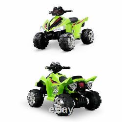 Kids Ride On ATV Quad 4 Wheeler Electric Toy Car 12V Battery Power, Green