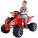 Kids Ride On Atv Quad 4 Wheeler Electric Toy Car 12v Battery Power Red