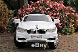 Kids Ride-On BMW 4-Series Car White Licensed Electric 12V Dual Motor with Remote