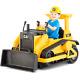 Kids Ride On Bulldozer 12v Battery Powered Trax Cat Car Tractor Power Wheels Toy
