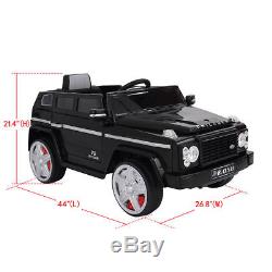 Kids Ride On Car 12V MP3 Player RC Remote Control Battery With LED Lights