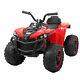 Kids Ride On Car 6v Electric Battery Power Wheels Mp3 Led Light Red 2 Speed