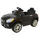 Kids Ride On Car 6v Rc Remote Control Battery Powered With Led Lights Mp3 Black