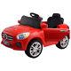 Kids Ride On Car 6v Rc Remote Control Battery Powered With Led Lights Mp3 Red New