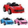 Kids Ride On Car Electric 6v Battery Power Gift Toy With Remote Control, Mp3, Led