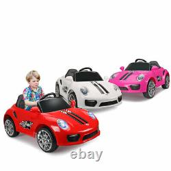 Kids Ride On Car Electric Car With MP3 LED Headlights Toy Gift Remote Control RC