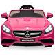 Kids Ride On Car Mp3 Battery Power Parent Remote Control Rc Mercedes S63 Pink