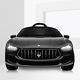 Kids Ride On Car Maserati License 12v Rechargeable With Mp3 / Remote Black