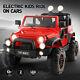 Kids Ride On Car Red Truck Toy 12v Electric Battery Music Led Remote Control New