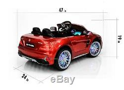 Kids Ride On Cars 12V Powered Mercedes Remote Control Toys Music MP4 Screen Red