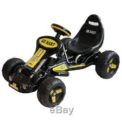 Kids Ride On Electric Go Kart Rechargeable Children Toy Bike/Car/Racing Black