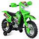 Kids Ride On Motorcycle 6v Battery Powered Withtraining Wheel Christmas Gift Green