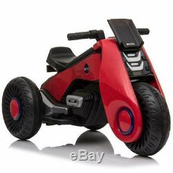 Kids Ride On Motorcycle 6V Children's Electric Motorcycle 3 Wheels Double Drive