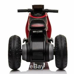 Kids Ride On Motorcycle 6V Children's Electric Motorcycle 3 Wheels Double Drive