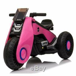 Kids Ride On Motorcycle Electric 3 Wheels Double Drive Battery Powered Motorbike