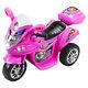 Kids Ride On Motorcycle Toy Battery Powered Electric 3 Wheel Bicycle Pink 6v