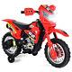 Kids Ride On Motorcycle With Training Wheel 6v Battery Powered Electric Toy New