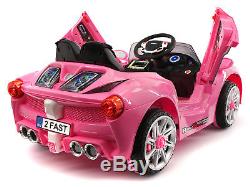 Kids Ride-On Toy Car Electric Battery Operate Powered 12v Wheel RC Ferrari Style