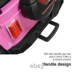 Kids Ride on Car Jeep Wrangler Electric Battery with Remote Control Pink 12V