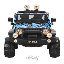 Kids Ride on Car Remote Control Electric Power Wheels with MP3 Jeep 3 Speeds 12V
