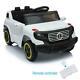Kids Ride On Car Toys 3 Speed Rechargeable Battery Music Light Withremote White Us