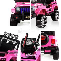 Kids Ride on Cars EVA Wheels Electric Battery Power withRemote 3 Speed12V Pink