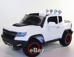 Kids ride on cars 12v Ride on Car Chevrolet style Colorado BJ1602 white Ride on