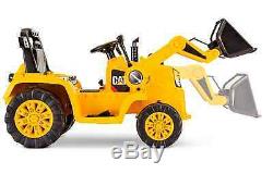 Kidtrax CAT Bulldozer Tractor 6V Battery Powered Ride On Toy Excavator Kids Boys