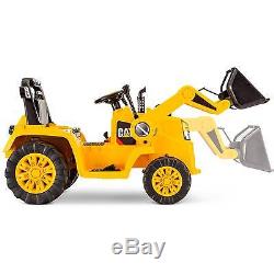 Kidtrax CAT Bulldozer/Tractor 6V Battery Powered Ride-On, Yellow
