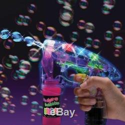 LED Light Up Bubble Gun Battery Operated Bubble Blower Bulk Lot (Pack of 48)