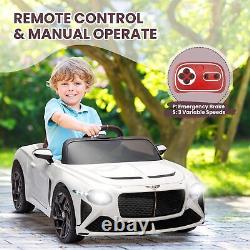 LICENSED Bentley Ride on Car for Kids 12V Music Electric Toys withRemote RC Gift