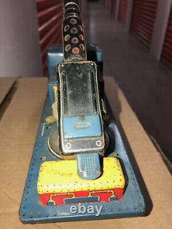 LINEMAR TIN LITHO Canon ARMY TRUCK Battery Operated 7R55T65