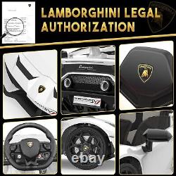 Lamborghini Licensed Kids Ride on Sports Car Toys 12V Battery+Remote Control