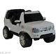 Land Rover Battery Powered Electric Ride On 2-6 Years Kids Toy Car Remote White