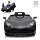 Licensed Lamborghini 12v Electric Kids Ride On Car With Remote Control Mp3 -black