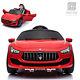 Licensed Maserati Ghibli 12v Kids Electric Ride On Car With Remote Control Red