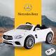 Licensed Mercedes Benz 12v Kids Ride On Car 3speed With Remote Control Mp3 White