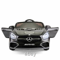 Licensed Mercedes Benz 12V Kids Ride On Car 3 Speed withRemote Control MP3 Black