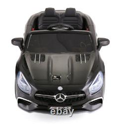 Licensed Mercedes Benz 12V Kids Ride On Car 3 Speed withRemote Control MP3 Black