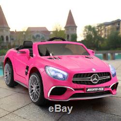 Licensed Mercedes Benz 12V Kids Ride On Car Rechargeable 3 Speed Remote Control