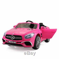 Licensed Mercedes Benz 12V Kids Ride On Car Rechargeable 3 Speed Remote Control