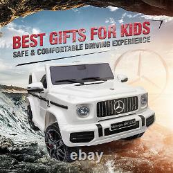 Licensed Mercedes-Benz AMG G63 Kids Ride on Car 12V Electric Motorized Vehicles
