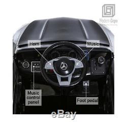 Licensed Mercedes Benz AMG S63 12V Kids Ride On Car With Remote Control Black