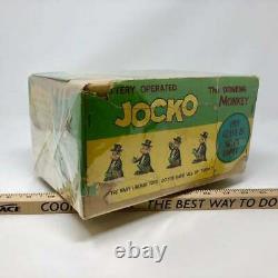 Line Mar Toys Jocko The Drinking Monkey Vintage Battery Operated w Box