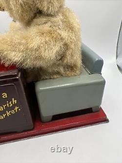 Linemar Battery Operated Toy I Am The Boss Telephone Stuffed Bear Marx READ