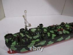 Lst Land Craft Battery Op-all Tin-18 Long Made In Japan By Marx