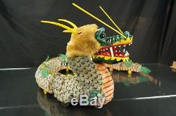 MARX SNAPPY THE BUBBLE BLOWING DRAGON With REPRO BOX BATTERY OPERATED TIN TOY