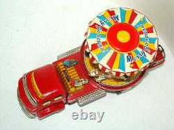 MERRY GO ROUND TRUCK B/O made in JAPAN by T-N co in 50sSEE IT ON VIDEO