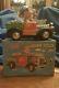 Mint 1950's John's Farm Truck Battery Operated Tin Litho Toy Japan With Box